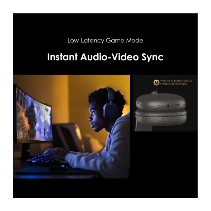 Oraimo BoomPop Lite ENC Over-Ear Wireless Headphones