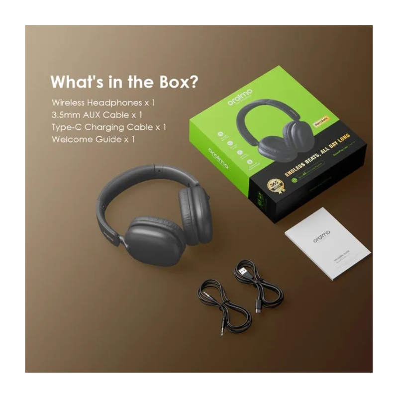 Oraimo BoomPop Lite ENC Over-Ear Wireless Headphones