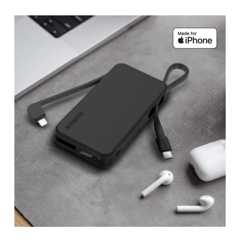 مۆماکس پاوەرڤیتال+ پاوەر بانکی 10000mAh لەگەڵ USB-C