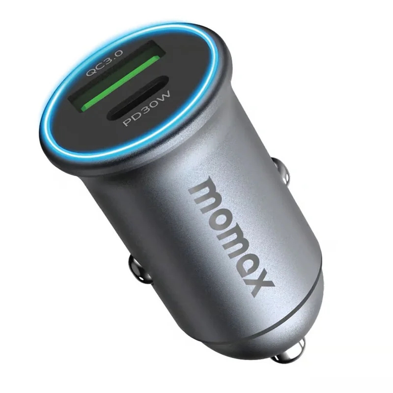 Momax MoVe 30W Dual-Port Car Charger