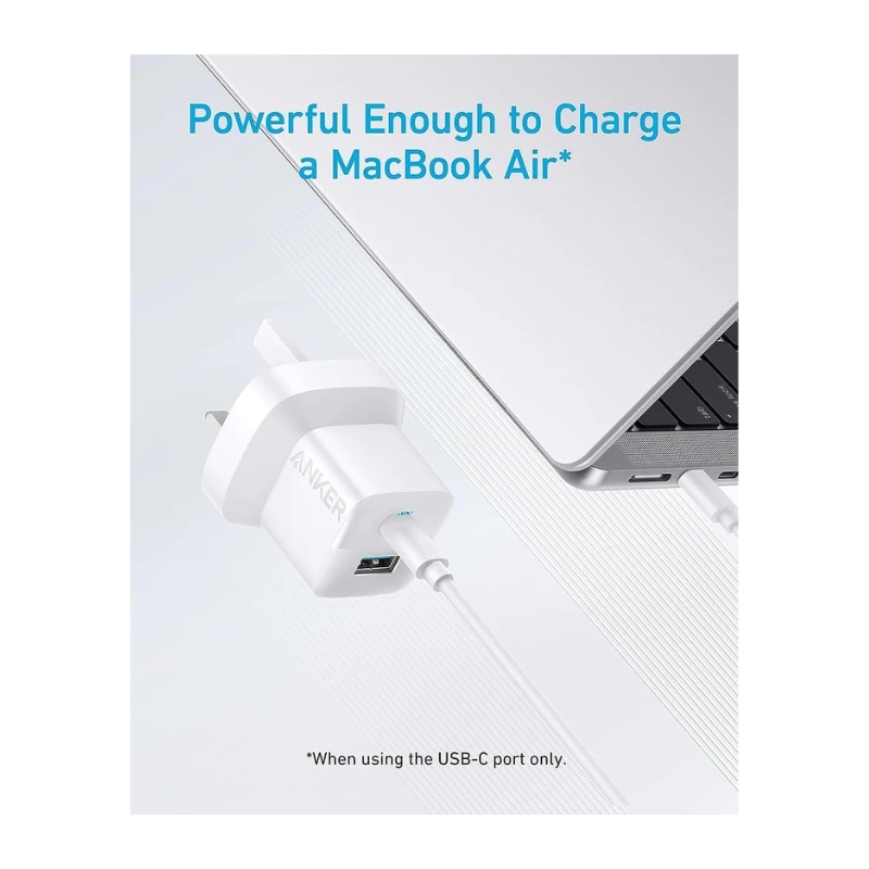 Anker 323 Charger 33W and C to L 3ft Cable image 1