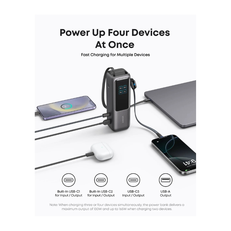 پاوەر بانکی ئەنکەر ئەلترا 25000mAh 165W image 5