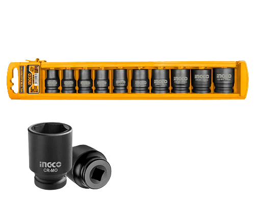 10 PCS 1/2 DR. Impact Socket Set(SHORT)