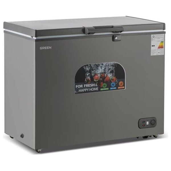 Green Chest Freezer- 10 Feet - GCF-CC250DS image 1