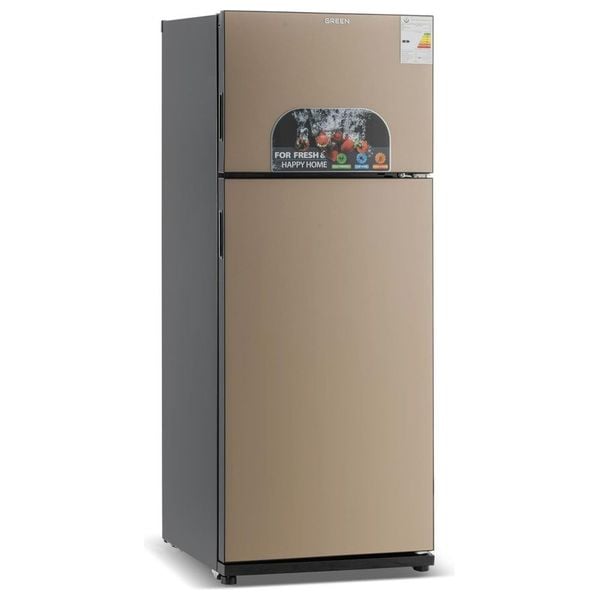 Green Double Door Refrigerator - 18 Feet - GRF-DCC500GG image 1