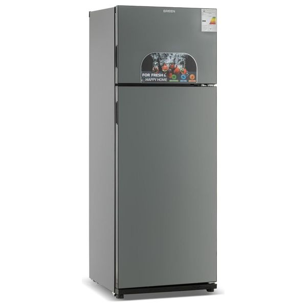 Green Double Door Refrigerator - 18 Feet - GRF-DCC500DSM image 1