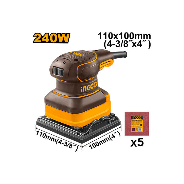 Ingco Finishing Sander 240 W