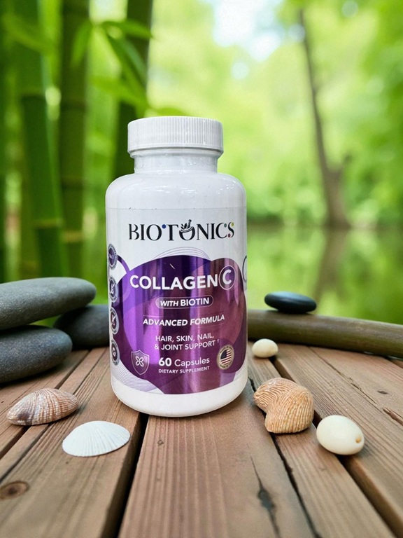 كبسولات الكولاجين سي مع البيوتين 60 كبسولة