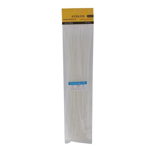 Epsilon Cable Ties 4.8 X 380 MM, Pack Of 50 Pieces