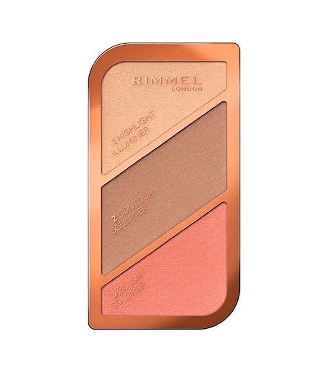 Rimmel highlighter , contour & blush palette