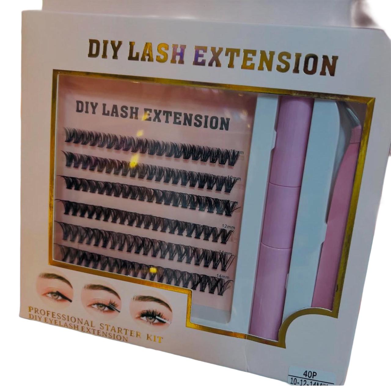 DIY at home eyelash cluster starter kit