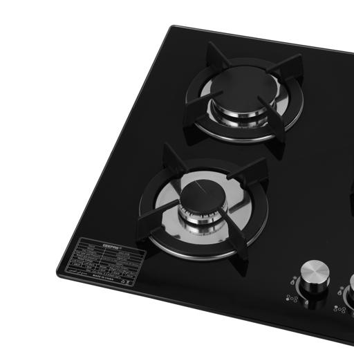 Geepas Glass Gas Hob 5 Burner Glass Stove