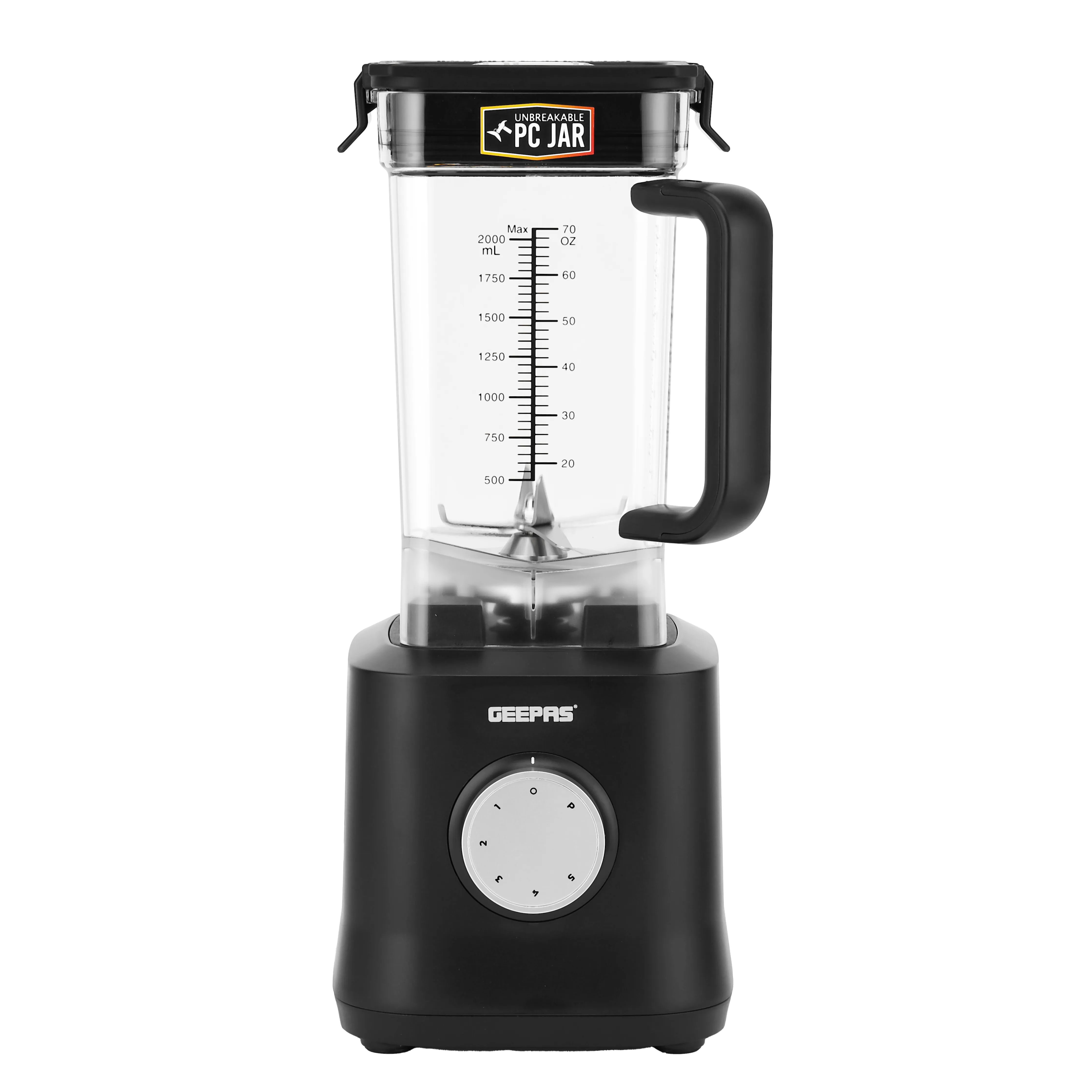 Geepas 2-liter Professional Blender 2000W with 5 Speed Setting color option
