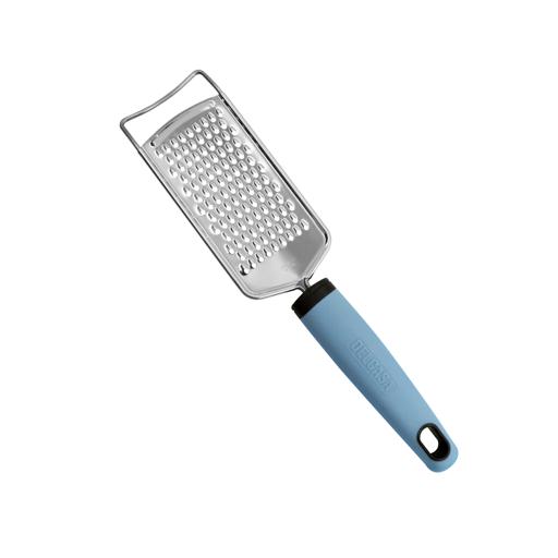 Delcasa Stainless Steel Flat Grater- Rust-Free Material, Non-Toxic/ Silver and Blue color option