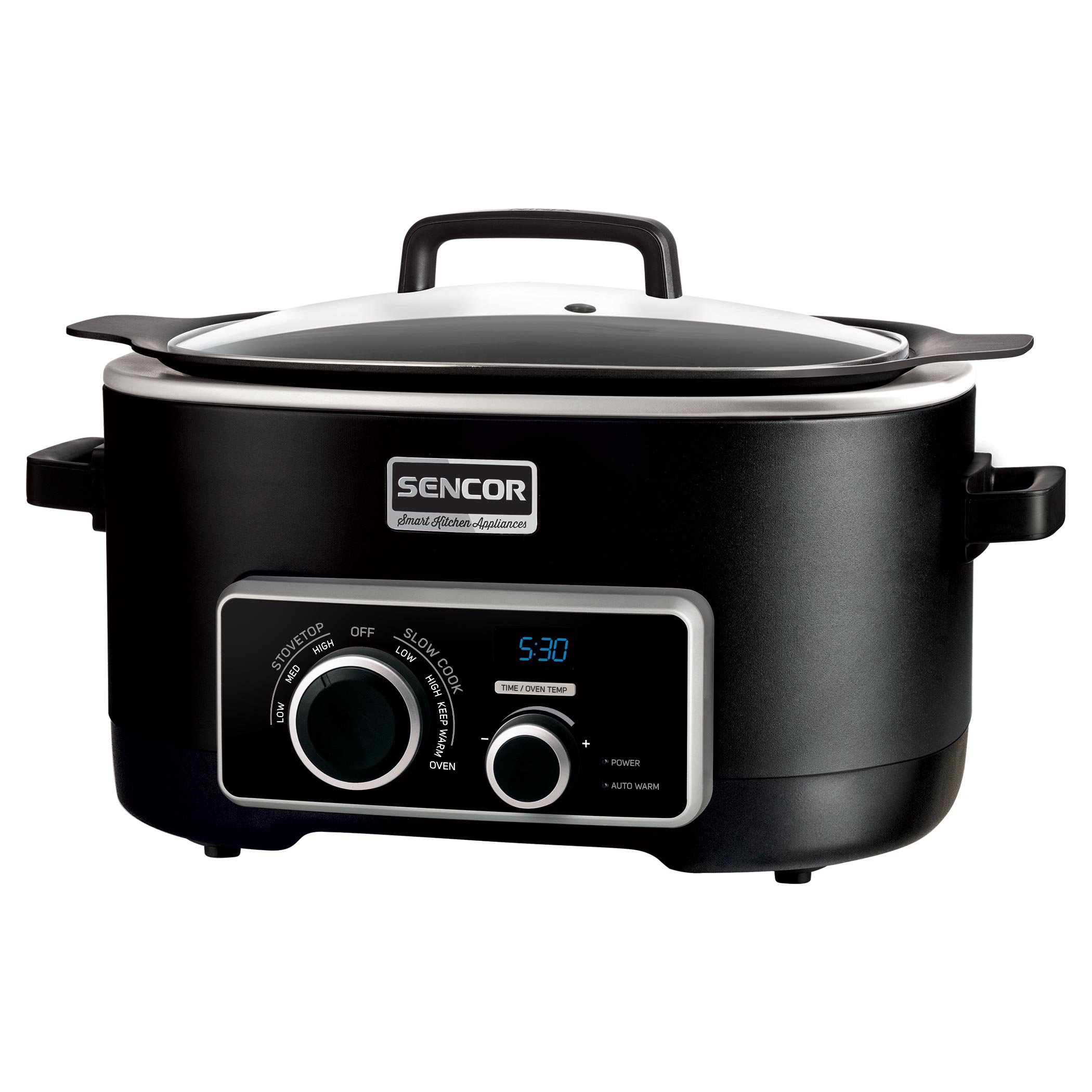 Sencor SPR 6100BK -Multi & Slow Pressure Cooker 5.5 Liter - Black