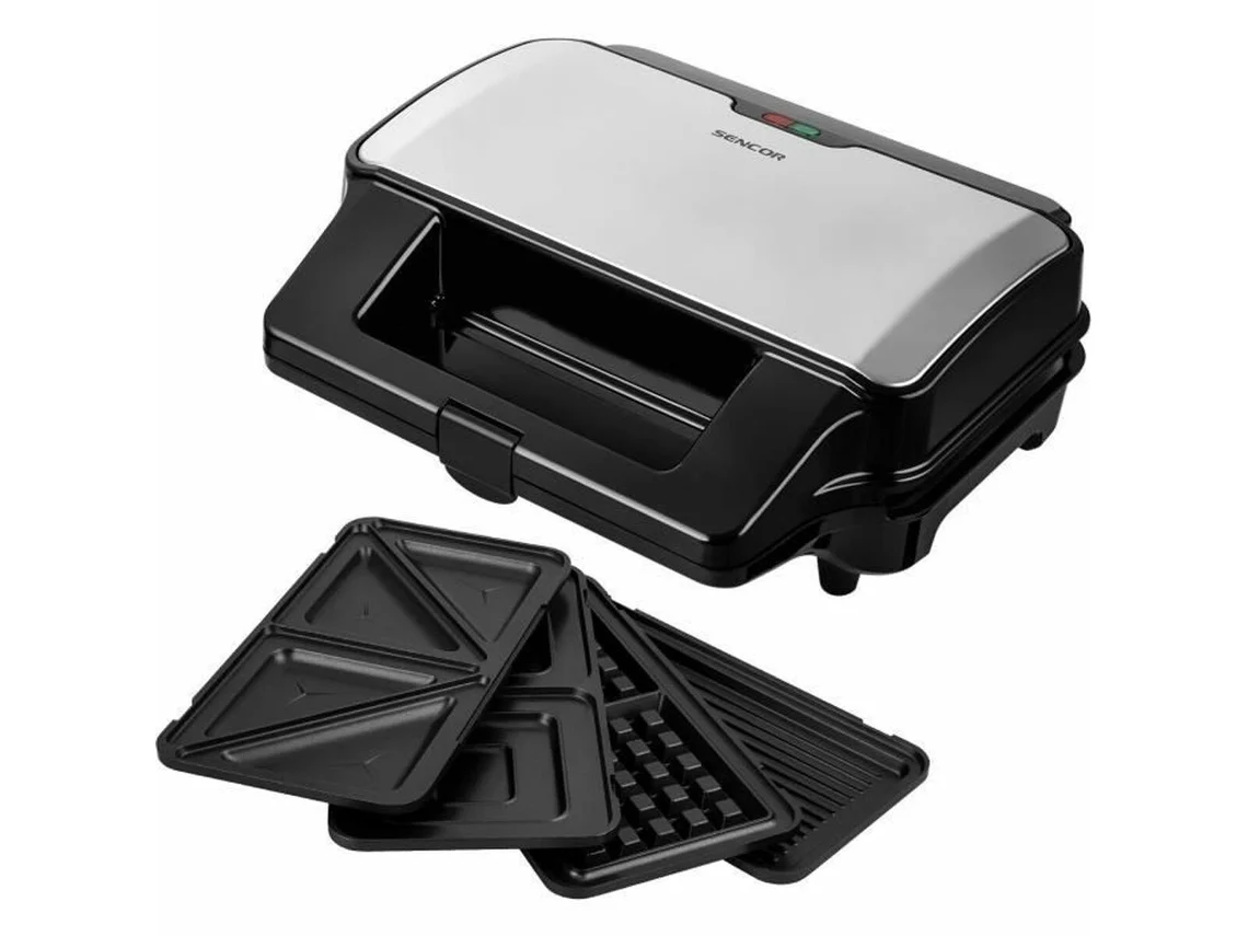 4-in-1 Sandwich Maker 900W Silver SSM 9940SS color option