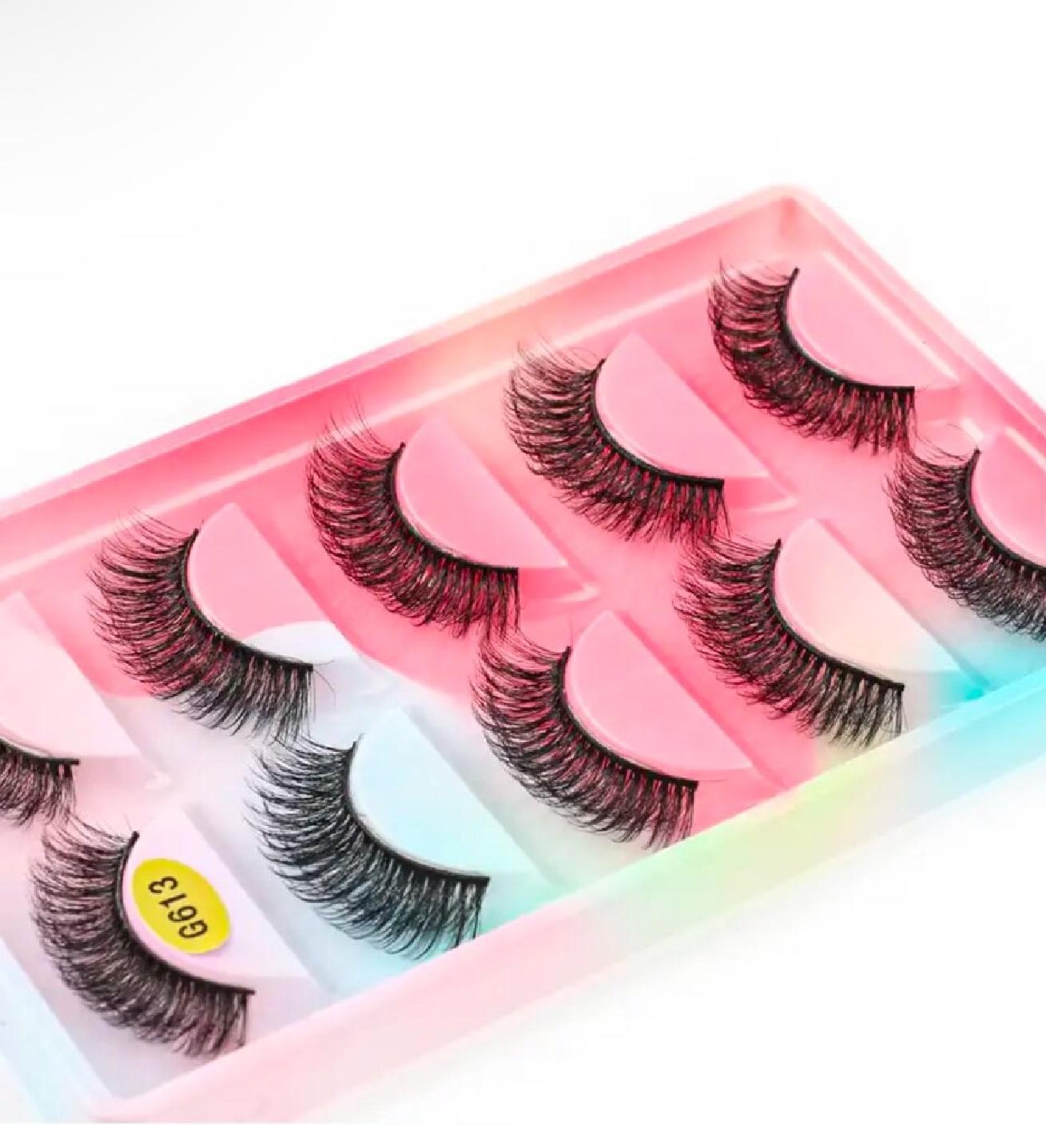 5 Pairs Reusable Eyelashes