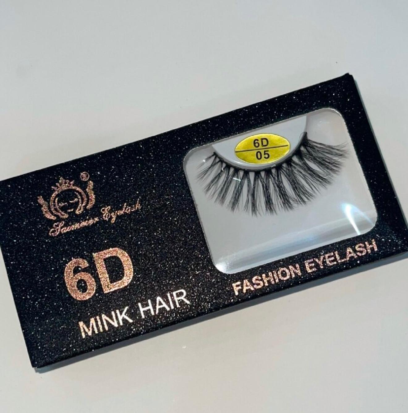 6d mink hair long eyelashes