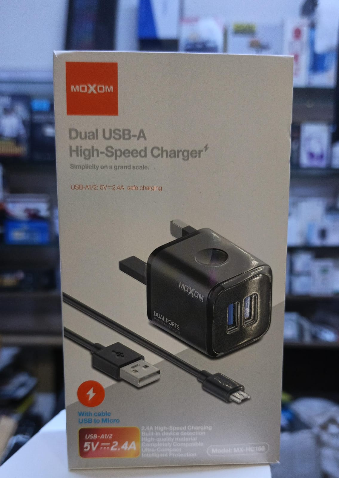 Moxum Dual USB-A High Speed Charger