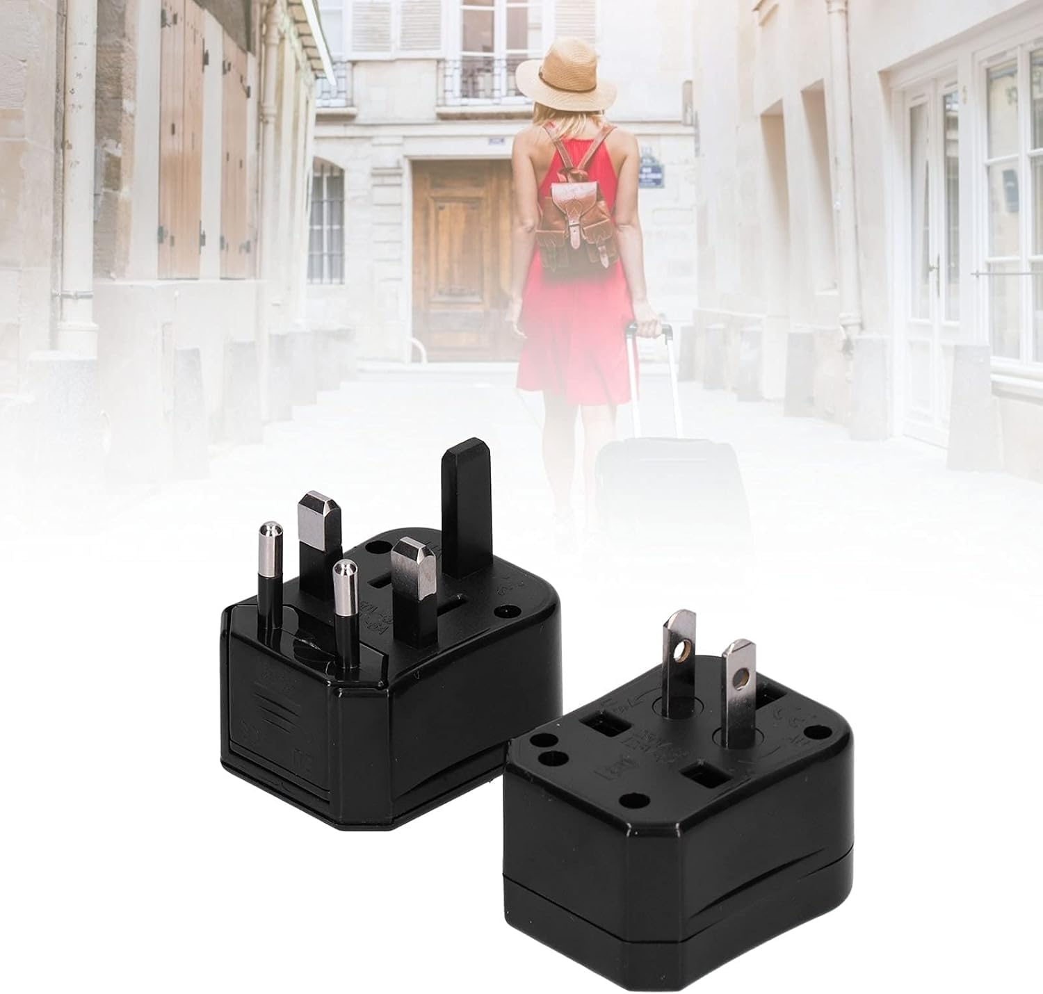 ئەداپتەری جیهانی پاوەر، پلاگی گەشتیاری هەموو لە یەکدا (US/AU/EU/UK)