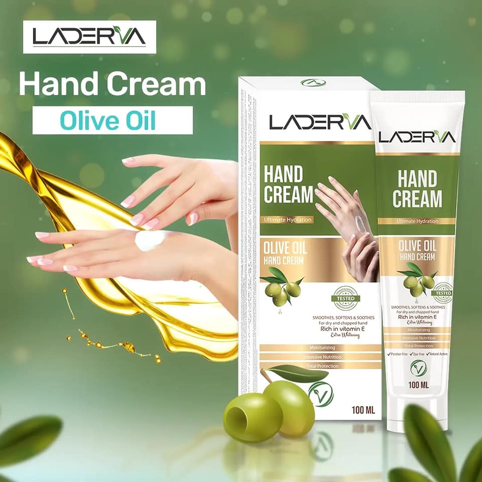 كريم لاديرفا لليدين بزيت الزيتون