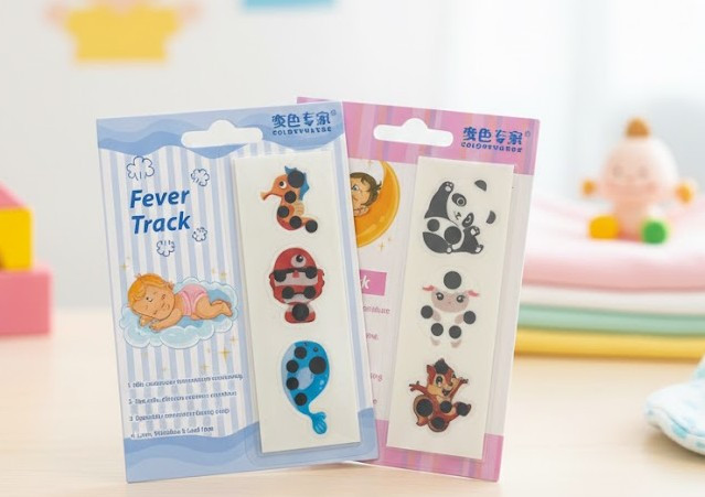 ملصقات قياس الحرارة ( محرار ذكي)