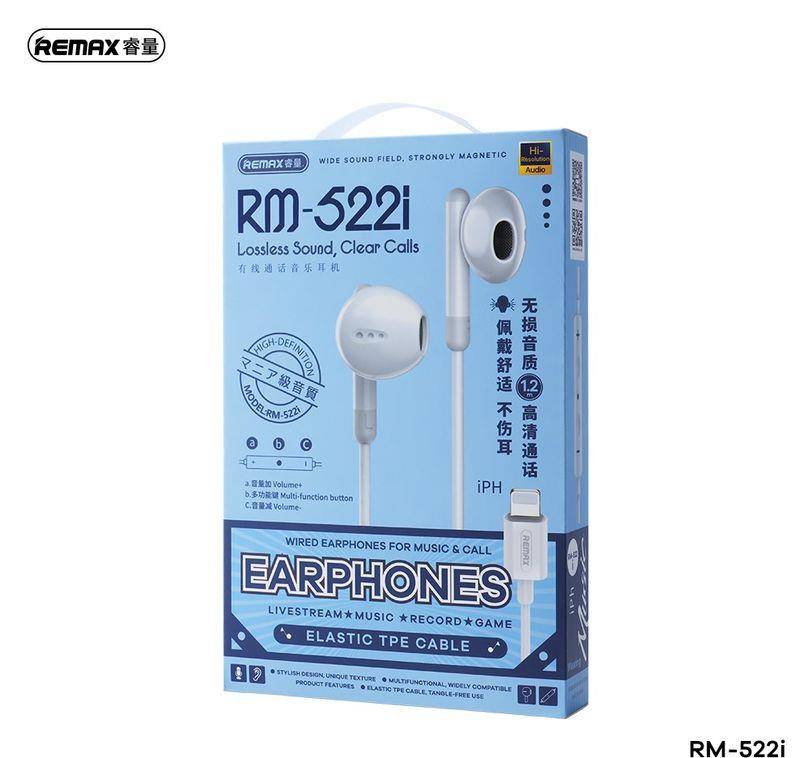 Remax RM-522i Wired Earphones, 1.2m