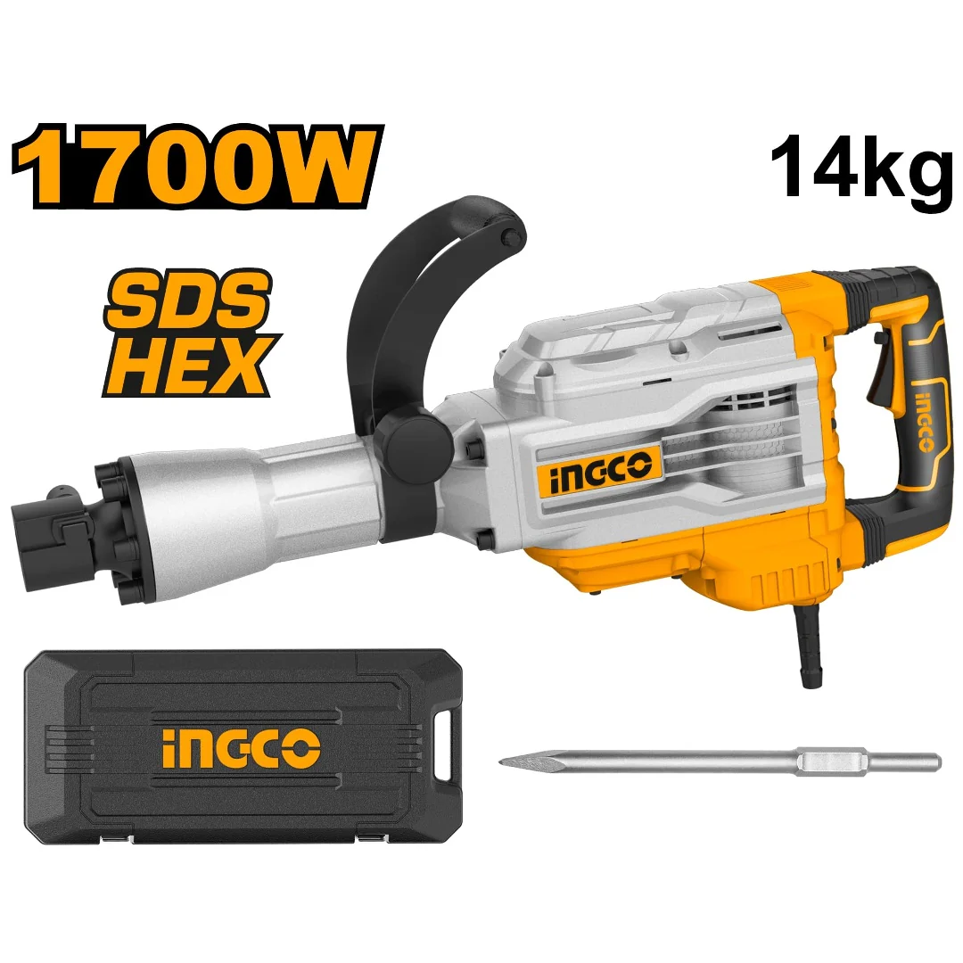INGCO PDB17026 1700W Concrete Breaker