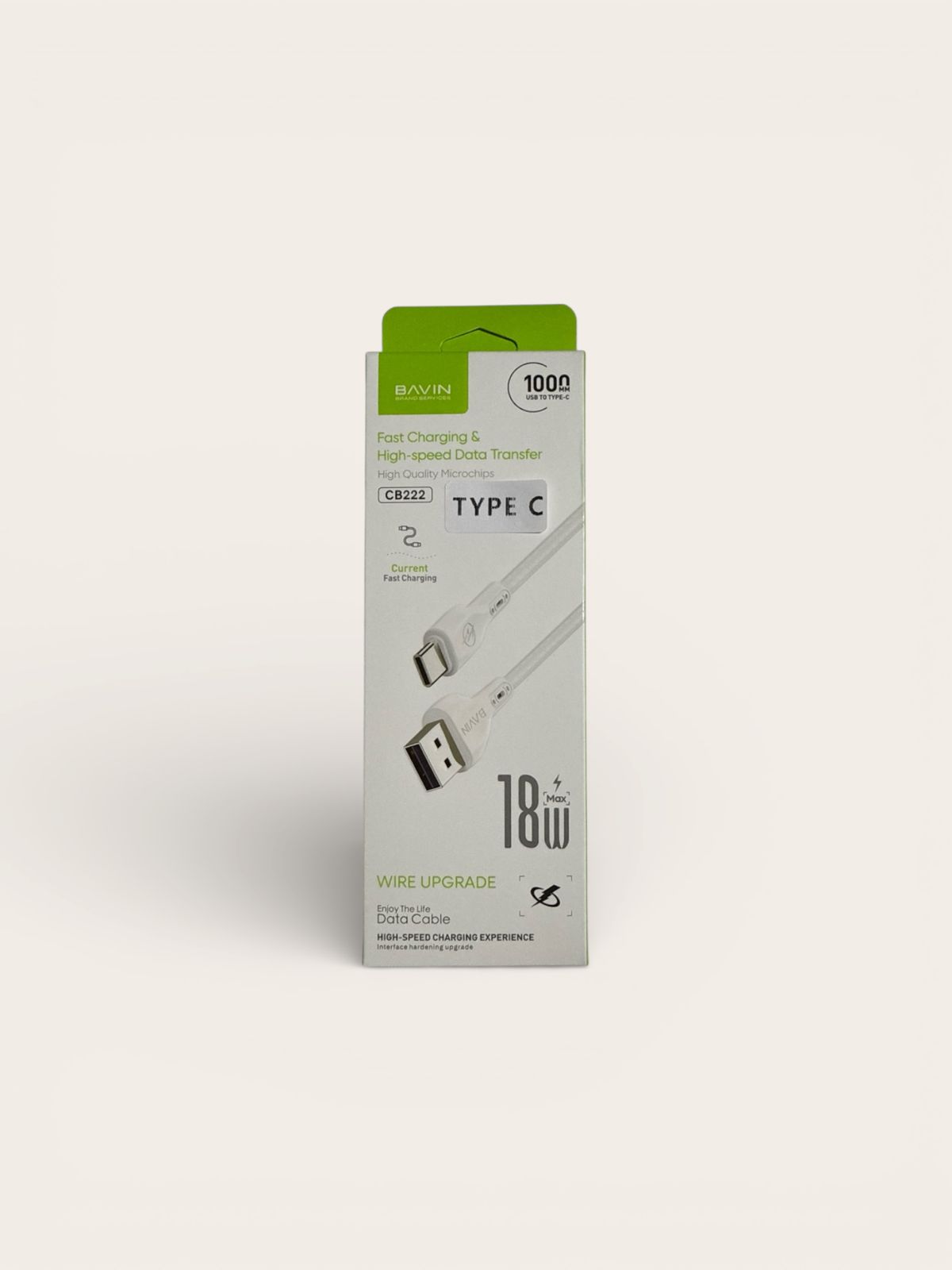 Bavin CB222 USB to Type-C fast charging data cable