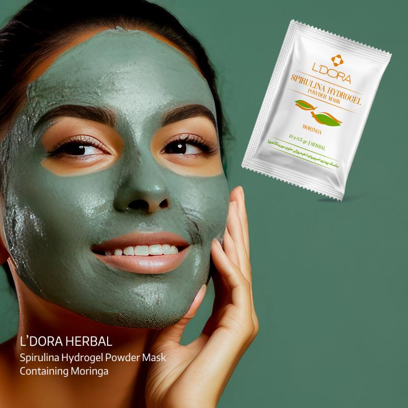 L’DORA Care Spirulina Hydrogel Powder Mask Containing Moringa