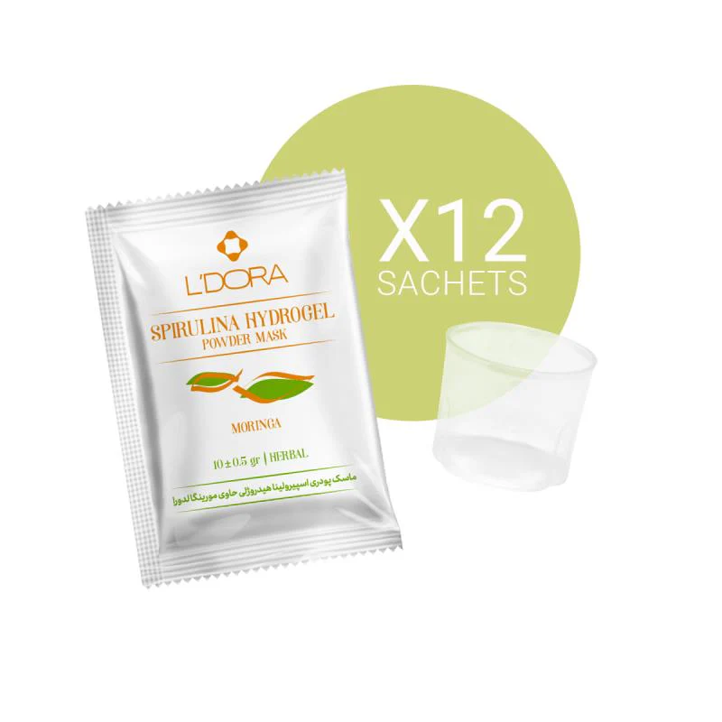 L’DORA Care Spirulina Hydrogel Powder Mask Containing Moringa