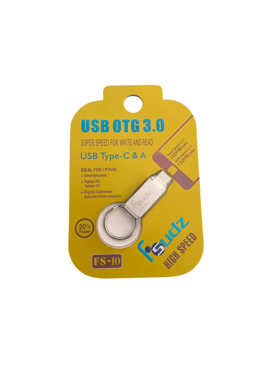 Fsudz USB 3.0 OTG (On-The-Go) flash drive 128GB