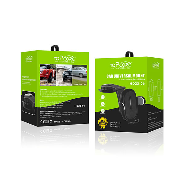 حامل هاتف السيارة العالمي من توب كور (موديل HD23-06).