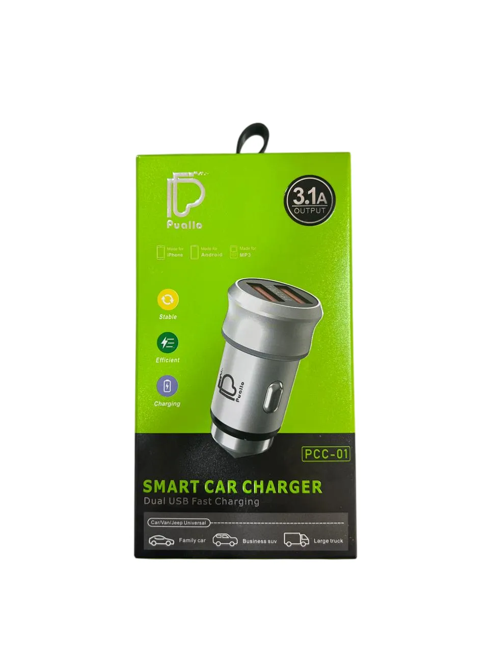 Puallo PCC-01 Smart Car Charger