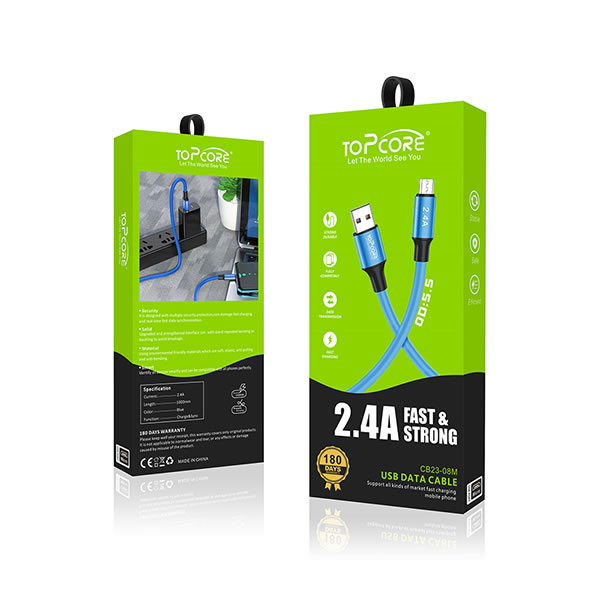 كابل بيانات USB إلى micro توب كور  CB23-08M