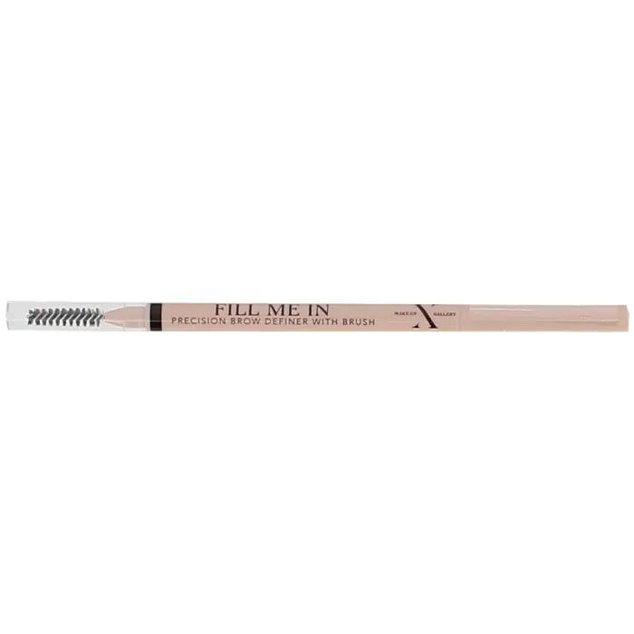 Makeup Gallery Fill Me In Precision Brow Pencil with Brush – Shade Black