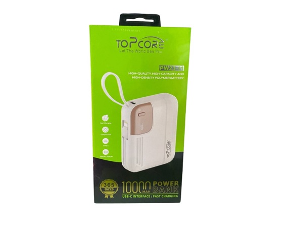 بنك طاقة توب كور بسعة 10000 مللي أمبير