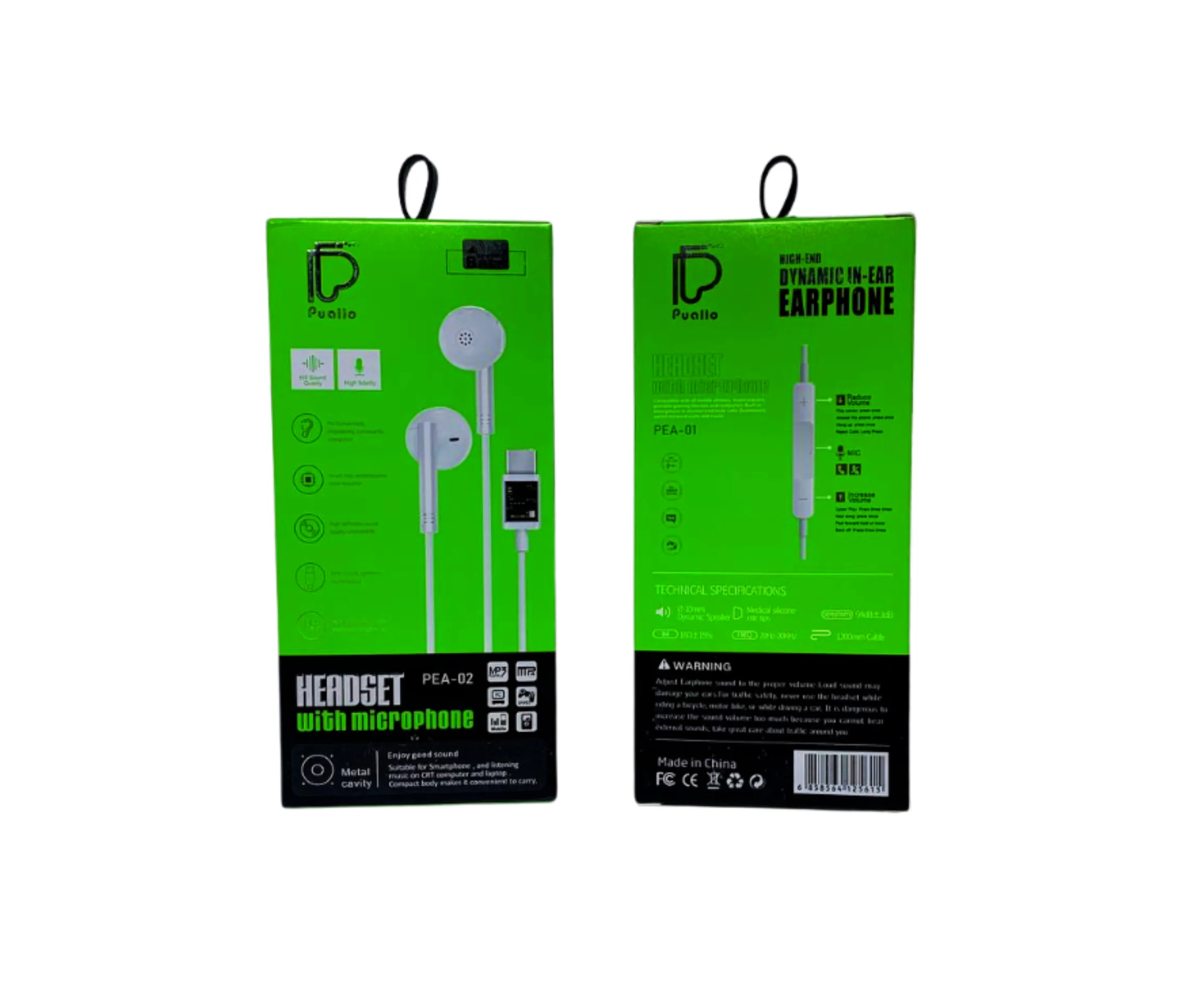 Puallo wired in-ear earphones