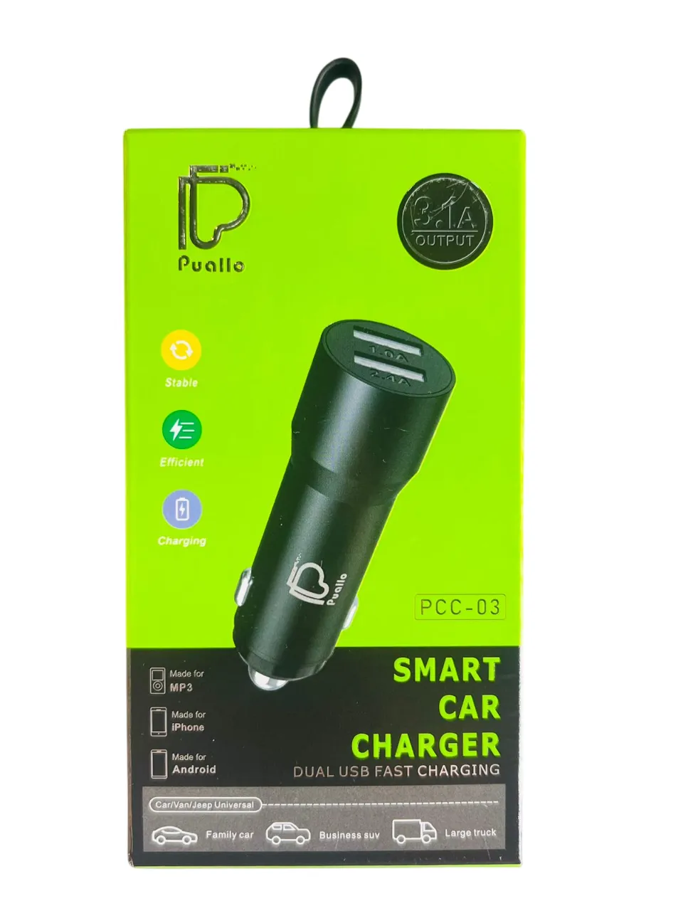 Puallo PCC-03 Smart Car Charger