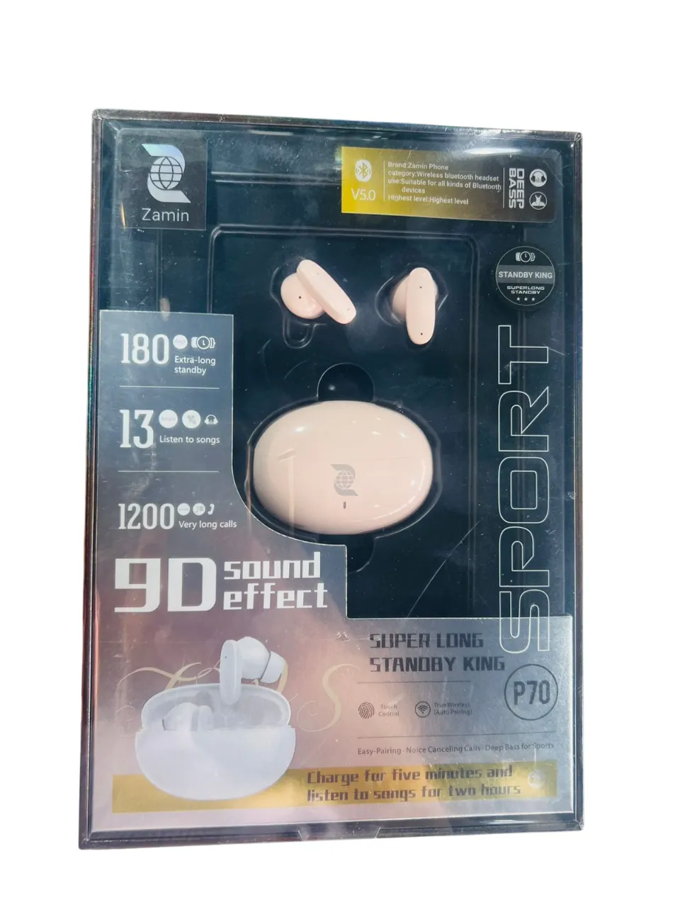Zamin P70 wireless Bluetooth Earbuds
