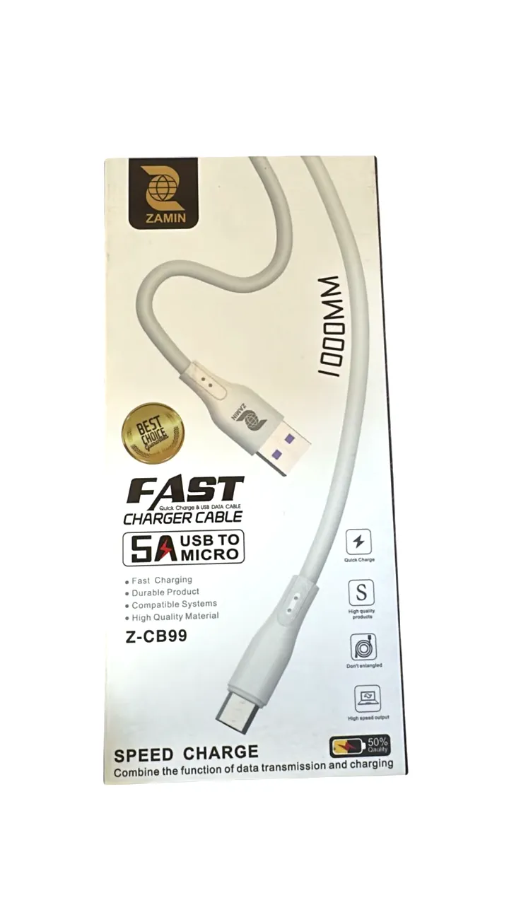 Zamin Z-CB99 USB to Micro-USB fast charger