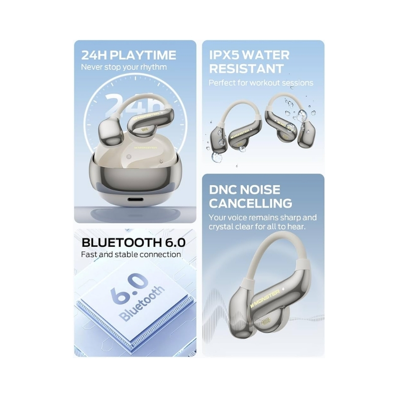 Monster Open Ear AC390 Wireless Headphones