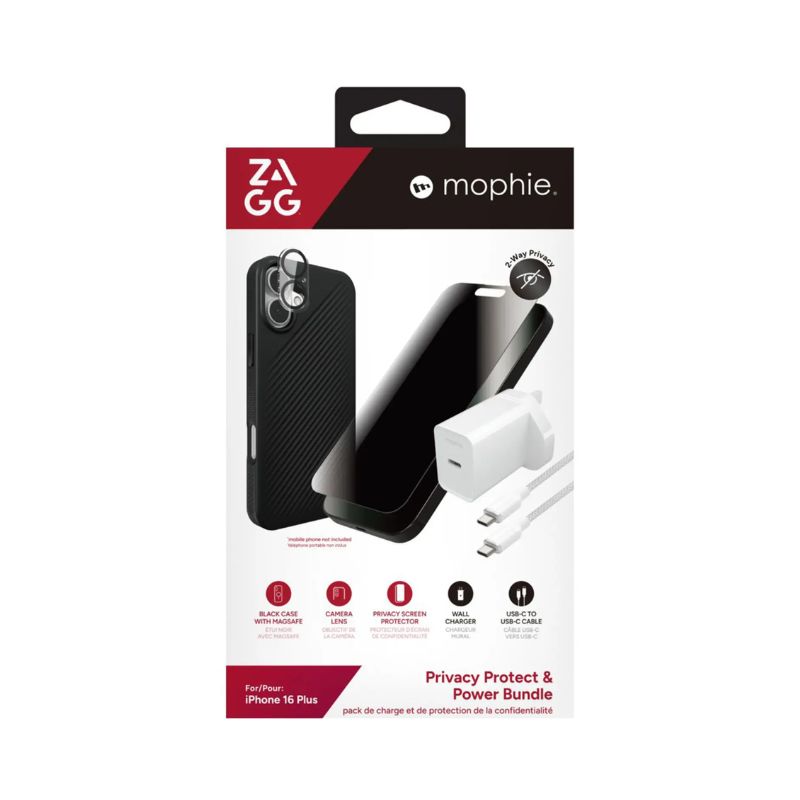 Zagg Bundle 5 in 1 For iPhone 16