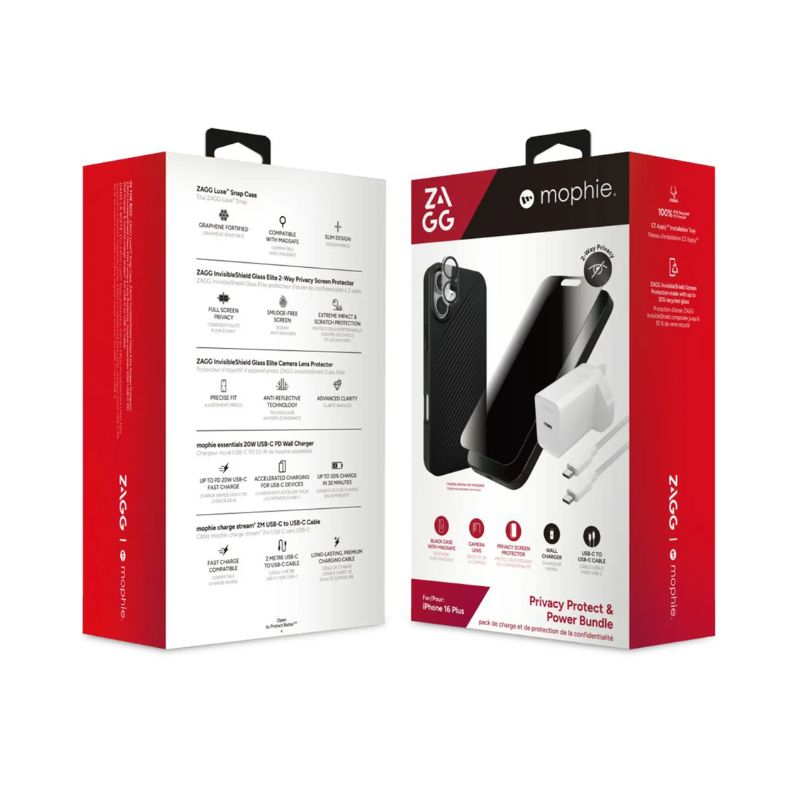Zagg Bundle 5 in 1 For iPhone 16