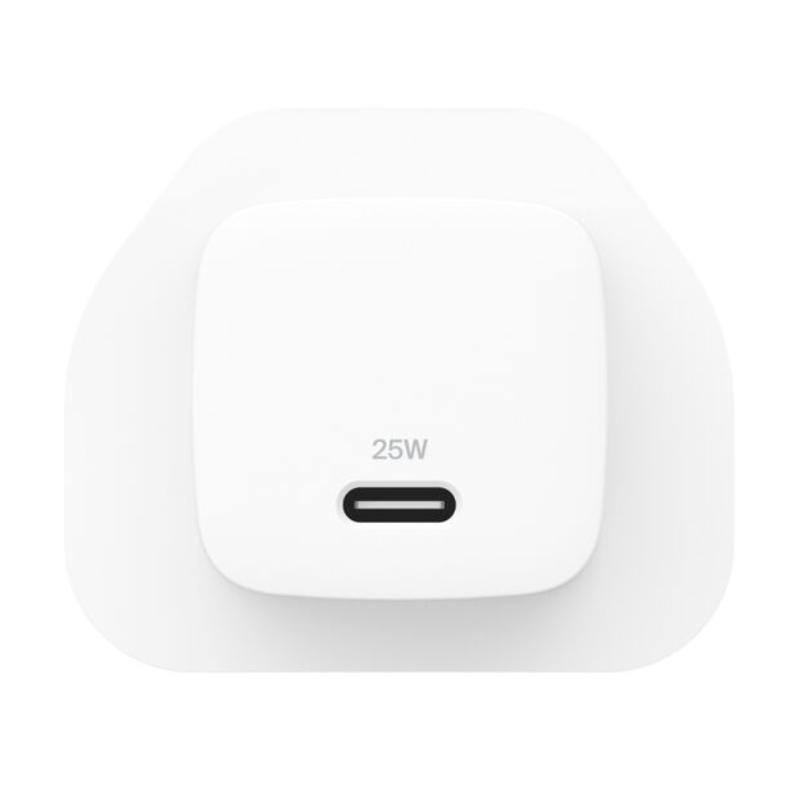 BELKIN PD 25W PPS USB-C WALL CHARGER WH + 1M C-C CABLE