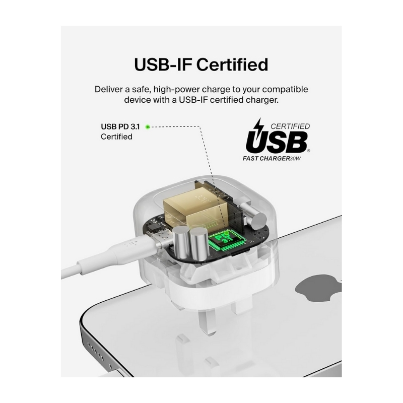 Belkin BoostCharge CUBIC 30W USB-C PD GaN