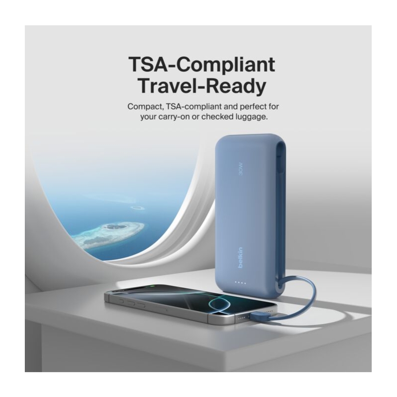 Belkin Power Bank 20K with Integrated Cable