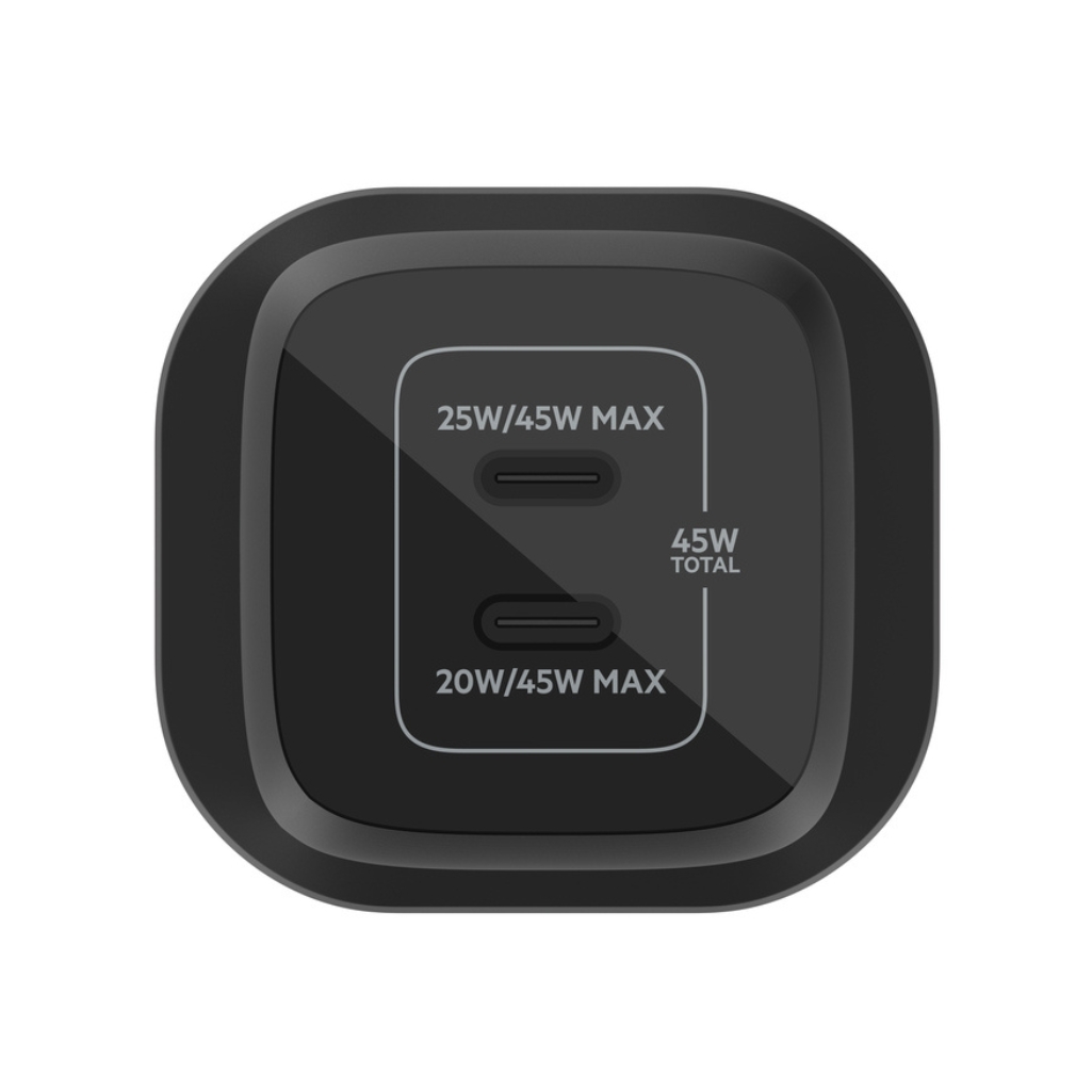 Belkin Dual USB-C GaN Wall Charger with PPS 45W