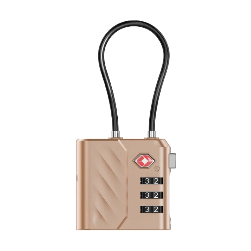 Momax PinLock TSA Find My Locator Lock (Desert Titanium)