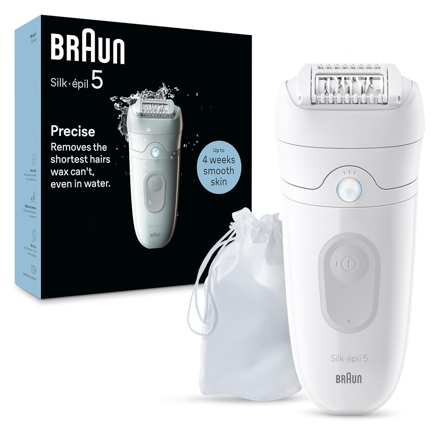 Braun Silk-epil 5 epilator, for wet and dry skin, long-lasting, SE5-011